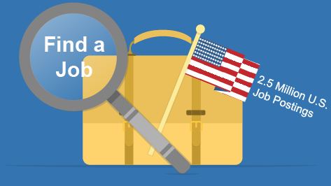 Find a Job , 2.5 Million U.S Job Posting